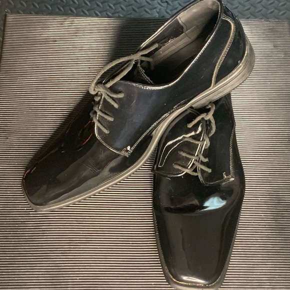 Mens, Tuxedo Shoes, Size 11, Black, Sleek & Chic! - Picture 1 of 4